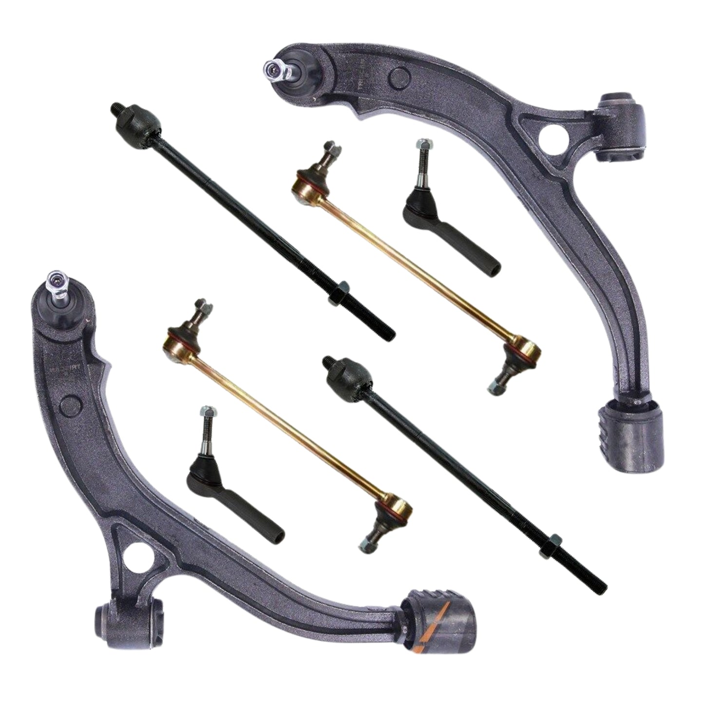 Draagarmset draagarm draagarmen 10-delig CHRYSLER Voyager IV 4 Dodge Caravan NIEUW