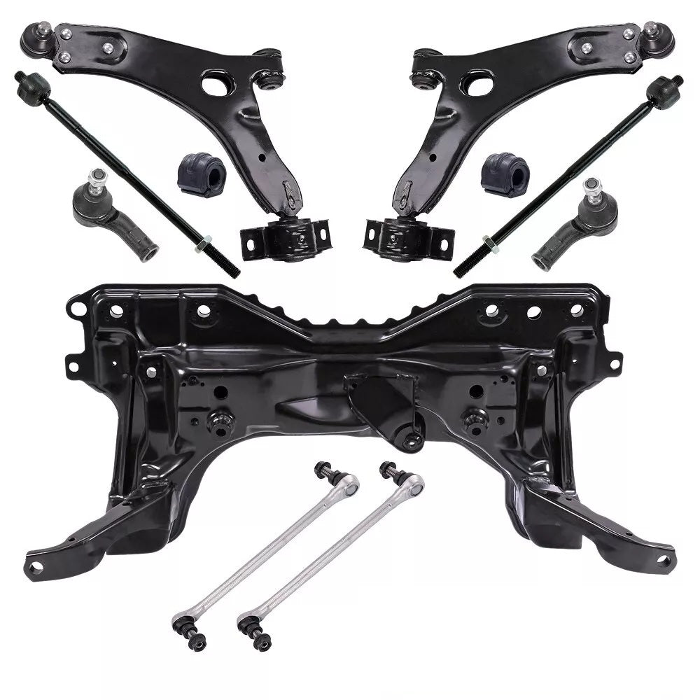 Draagarm set draagarmen + Asdrager 11-delig voorzijde Ford Focus I DAW DBW 98-04