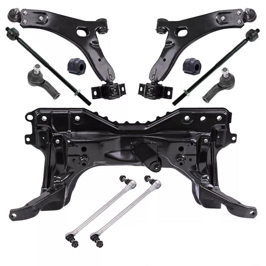 Draagarm set draagarmen + Asdrager 11-delig voorzijde Ford Focus I DAW DBW 98-04