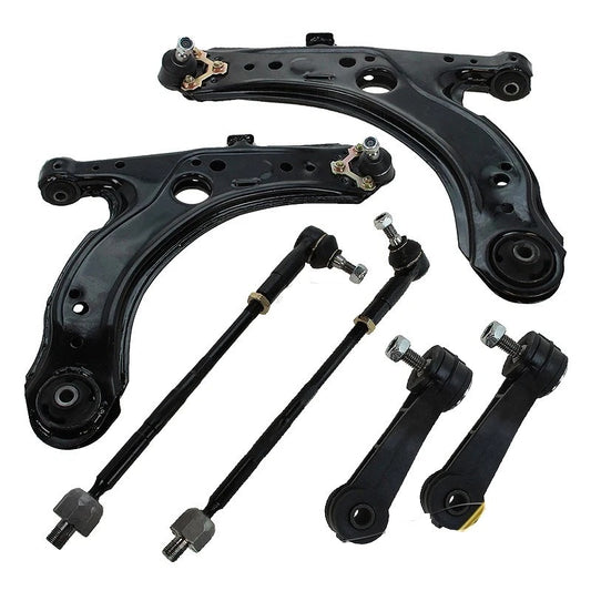 Draagarmen draagarm set voorzijde 6-delig Audi A3 VW Golf 4 Bora New Beetle SKODA Octavia SEAT Leon Toledo Ibiza