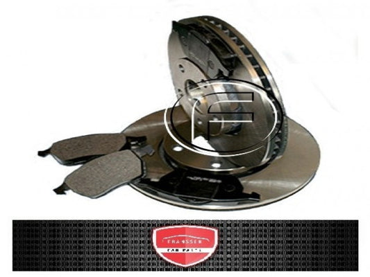 FIAT ABARTH - 2 remschijven & remblokken voorzijde 284mm geventileerd