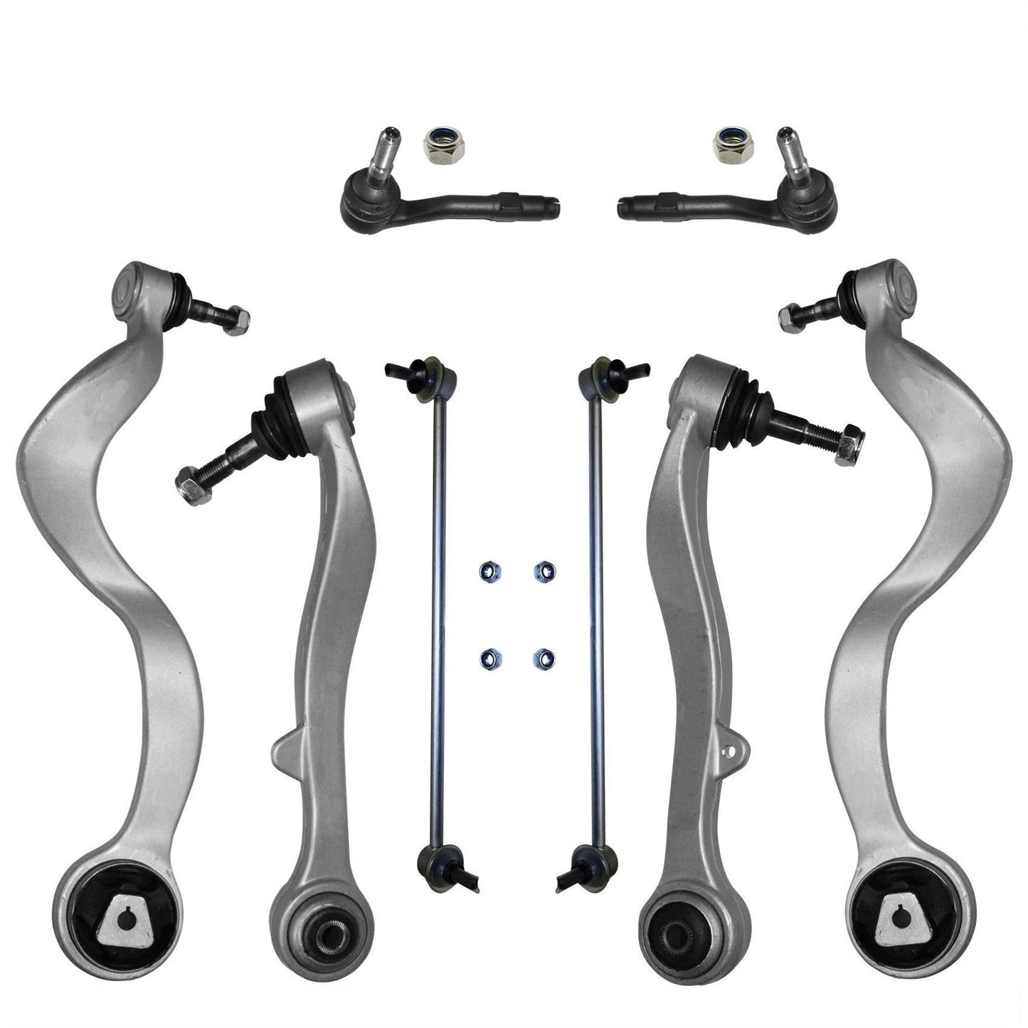 BMW 7-serie E65 E66 draagarmen draagarm set voorzijde 8-delig