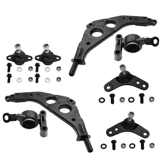 MINI R50 R53 R52 Draagarm set Draagarmen 8-delig voorzijde