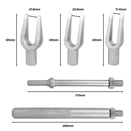 5-delige Fuseevork set Fusee vork autogereedschap
