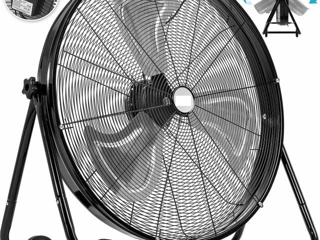 Vloerventilator 75cm windmachine trommelventilator industriële ventilator NIEUW
