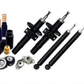 Fiat Punto 188 - 4 Schokdempers   stofhoezen   veerschotels