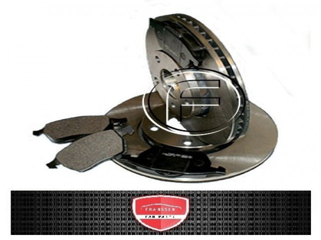 FIAT STILO - 2 remschijven & remblokken voorzijde 257,5mm geventileerd